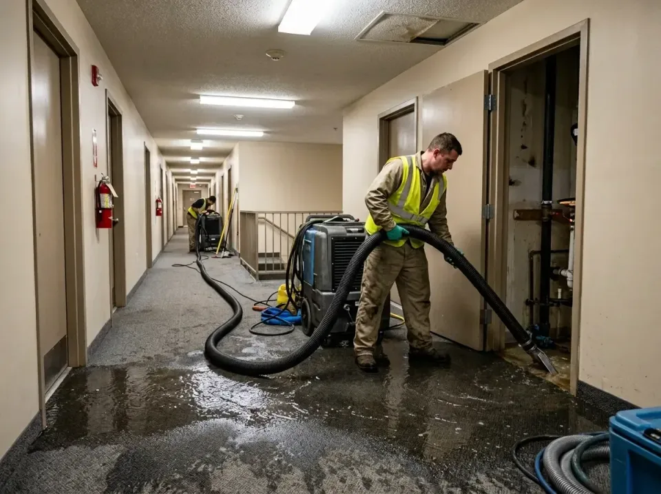 multi-unit-apartment-hallway-f-005 — frequently asked questions, Emergency Burst Pipe Water Extraction & Removal in Nazareth…